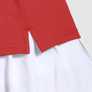 <b>Hot</b> Selling Product Slim Fit Fashionable Solid Color Polo Shirt For Women Cheap Price Outdoor Sports Wear Ladies Polo Shirts <b>Red</b> - Product Image 6