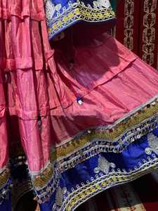 Nouvelles robes afghanes vintage, best-sellers, en georgette et mousseline, robes afghanes sur mesure dans des couleurs personnalisées avec décoration en dentelle pour mariage et fêtes. - Product Image 4