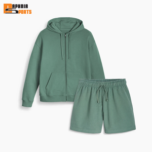 New Arrival Fashion Shorts and Hoodie <b>Jogger</b> <b>Set</b> Men Short and Sweatshirts <b>Set</b> Custom Logo Hoodie and Shorts <b>Set</b> Unisex - Product Image 1