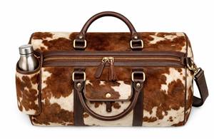 Bolsa de Viaje de Cuero Genuino de Primera Calidad con Cierre de Cremallera, Ligera y de Gran Capacidad LHODB-0100 - Product Image 3