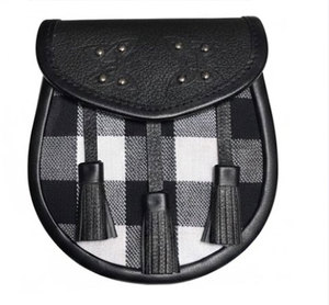 Accesorios de Cuero Ecológicos para Kilt Escocés, Personalizables para Uso en Exteriores, con Logotipo Personalizado, Talla-Golden Crown Set, Colores Personalizados - Product Image 1