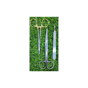 Kit d'instruments chirurgicaux Azicon 6 pièces pour le syndrome du canal carpien : rétracteurs, dissecteurs, scalpel, ciseaux TC - Product Image 2
