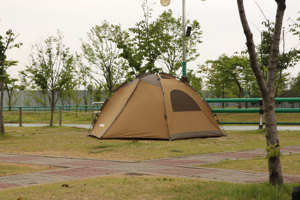 CAMPTOWN ADVENTURE 6 Tienda de campaña domo para 4-5 personas, tienda mediana, tienda familiar, tienda familiar impermeable de 3000 mm con vestíbulo - Product Image 4
