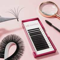 Extensions de cils personnalisées, prix d'usine premium, cheveux synthétiques doux pour un maquillage quotidien naturel