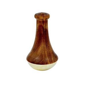 Masajeador de pies de madera con mango pulido, estilo Wabi Sabi, diseñado para la relajación y el cuidado personal - Product Image 2