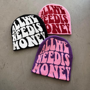 Gorro de Invierno Unisex de Acrílico con Logotipo Personalizado, Gorro con Lazos de Puntos, Camuflaje, Bordado 3D, Proveedor Mayorista - Product Image 4