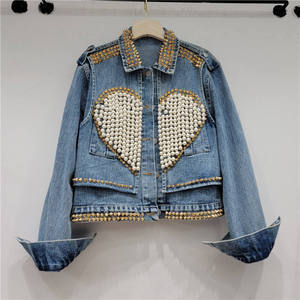 Chaqueta de Mezclilla OEM 2026, Nueva Colección, Personalizada, para Mujer, Primavera y Otoño, Estilo Holgado, Blusa Corta, a Precio Accesible - Product Image 3