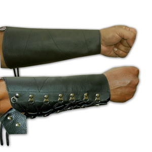 Accessoires pour arc et flèche : Protège-bras de chasse, protège-bras de tir, protège-bras de tir traditionnel, protège-bras de tir réglable pour l'avant-bras et le poignet - Product Image 5
