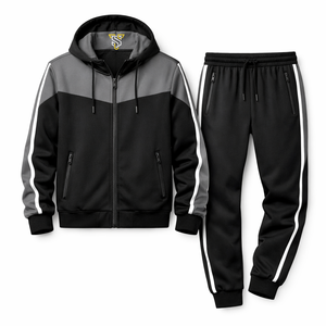 Conjunto Deportivo Casual de Alta Calidad para Hombre - Sudadera con Capucha y Pantalones Transpirables para Uso Diario - Product Image 1