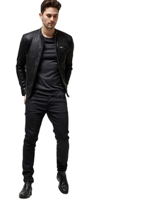 Wholesale High Quality Winter Men Leather <b>Jacket</b> PU Leather <b>Waterproof</b> Breathable with OEM Custom Service - Product Image 5