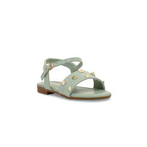 <b>Girls</b> <b>Heeled</b> <b>Sandal</b> KD7832 in Aqua Green Formal Aqua Green <b>Heeled</b> <b>Sandal</b> for <b>Girls</b> - Product Image 2