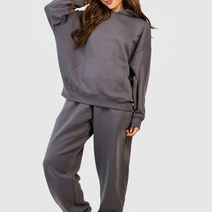 Conjunto Deportivo TracFull para Mujer, Pantalones Jogger de Terciopelo con Cordón y Cintura Alta, con Presilla para Toalla, 100% Poliéster Transpirable, para Gimnasio - Product Image 5