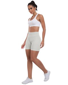 Workout Gym Shorts For Women Biker Shorts High Waisted Tummy Control Butt Lifting Running Sports Yoga <b>Booty</b> Scrunch Butt Shorts - Product Image 3