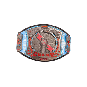 Cinturón de Campeonato WWE de CM Punk, Personalizable, de Alta Calidad, Rojo y Azul, Cinturón Deportivo Personalizado, Ediciones de Colección - Product Image 6