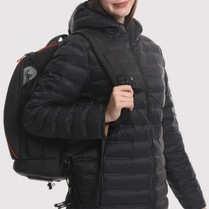 Doudoune épaisse à capuche color-block en polyester avec fermeture éclair, en stock, au meilleur prix, pour homme, idéale pour les voyages et un usage décontracté - Product Image 6