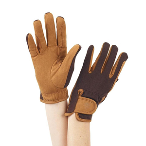 Factory Direct Supply Custom <b>Designed</b> Horse Riding Gloves Hot Sale with Own Logo Winter Leather Gloves - Product Image 3