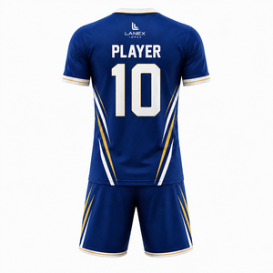 Conjunto Profesional Personalizado de Camiseta y Pantalones Cortos de Fútbol, Uniforme de Fútbol Sublimado, Ropa Deportiva de Equipo Transpirable de Secado Rápido, Venta al Por Mayor - Product Image 2