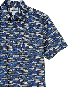 Chemises décontractées pour hommes à col montant, style hawaïen, motifs personnalisés, séchage rapide, tailles XL, couleurs personnalisables, OEM/ODM – Nouveauté été, vente en gros - Product Image 1