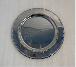 Round Iron Charger Plate With Mirror Polish For Formal Dinner Table Setting Hotel Banquet And Premium Restaurant - Product Image 5