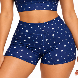 Conjunto de Top y Pantalones Cortos Deportivos Sublimados para Mujer, Personalizados, de Poliéster y Spandex, Fabricante, Proveedor, Exportador, Fábrica OEM - Product Image 6