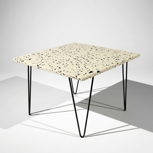Mesa de Comedor Cuadrada de Plástico Reciclado, Ecológica, Duradera y Moderna, Muebles de Comedor para 4 Personas, para Hogar, Hotel, Restaurante y Cafetería - Product Image 2