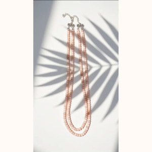 Wholesale 42cm Rose Gold <b>Necklace</b> Natural Pink <b>Opal</b> Strand Handcrafted Gemstone Jewelry for Wedding <b>Opal</b> Blush <b>Necklace</b> India - Product Image 1
