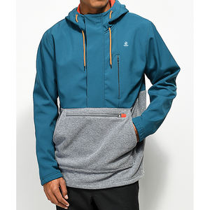 Veste polaire en toile imperméable avec logo personnalisé en relief, respirante et coupe-vent à capuche pour hommes – Collection 2026 (Vente en gros) - Product Image 4