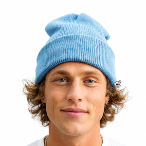 Manufacturers High Quality 100 Acrylic Custom Logo Solid Color Hat Unisex <b>Winter</b> Knitted Trendy Wholesale Casual Style Beanies - Product Image 4