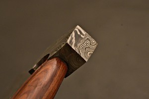 Damascus Steel Bearded Viking <b>Axe</b> Hand Forged Rosewood <b>Handle</b> Outdoor Camping Hunting <b>Axe</b> OEM ODM Custom Wholesale - Product Image 6