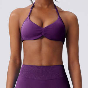 Nouveau design soutien-gorge de sport pour femme, personnalisable avec logo, respirant, écologique, avec logo frontal, grandes tailles - Product Image 3