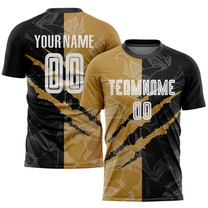 Camiseta de Fútbol Personalizada de Alta Calidad con Logotipo Bordado, Cuello Redondo, Diseño de Parches - Product Image 6