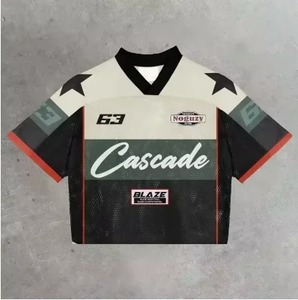 Camiseta Deportiva Retro de Malla para Hombre, Estilo Oversize con Número de Fútbol, Gráfico Casual, Hip Hop, Streetwear - Product Image 2