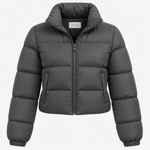 Chaqueta Bomber Acolchada de Lona para Mujer, Impermeable, con Capucha, Estilo Único, para Clima Frío, Moda Urbana - Product Image 4