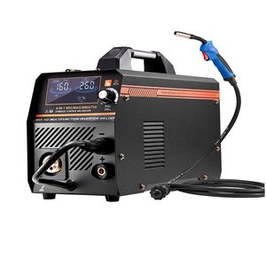Saldatrice MIG Sinergica 160A 4-in-1 Gas MIG/MIG a filo animato/Stick/Lift TIG Multi-processo 110V/220V per Acciaio - Product Image 4