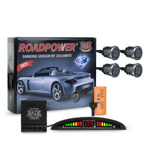 Roadpower Diamond - Juego de 4 Sensores de Aparcamiento con Indicadores LED de Distancia/Dirección, Rango de Detección de 0.3-1.5m, Alerta Sonora de Seguridad - Product Image 1