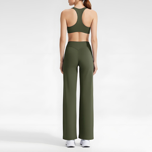 ชุดโยคะผู้หญิงทรงไอ เซ็กซี่ แฟชั่นใหม่ โพลีเอสเตอร์ ยืดหยุ่น สีพื้น ชุดออกกำลังกาย ชุดโยคะสำหรับผู้หญิง ราคาขายส่ง - Product Image 4