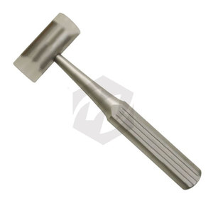 Martillo ortopédico de acero quirúrgico alemán de alta calidad con cabeza de plástico para levantamiento de huesos duros, instrumentos médicos. - Product Image 1