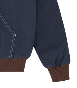 High Quality Custom Logo Denim Work <b>Jacket</b> Canvas Cotton Lining Custom Zip <b>Plus</b> <b>Size</b> <b>Men's</b> Vintage Winter Breathable Windproof - Product Image 5