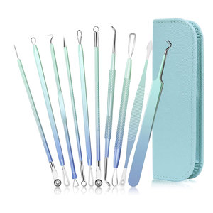 Portable Blackhead <b>Remover</b> Kit With Fine Tip Tools For Gentle Facial Cleaning Daily Skincare And Pore Care Blackhead <b>Remover</b> Kit - Product Image 1