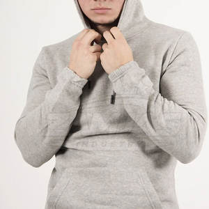 ชุดวอร์มออกกำลังกายแบบสวมหัวสำหรับผู้ชาย พร้อมบริการออกแบบโลโก้ตามสั่ง ชุดวอร์มสำหรับผู้ใหญ่ - Product Image 2