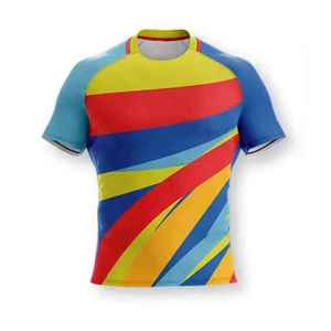 Uniforme de rugby personnalisable avec logo unique, vêtements d'équipe respirants, maillot de rugby imprimé par sublimation - Product Image 1