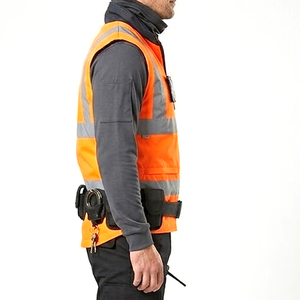 Nuevo Diseño de Chaleco de Trabajo en Venta en Línea, Chaqueta de Trabajo Reflectante con Cierre de Cremallera Frontal para Trabajo al Aire Libre - Product Image 3