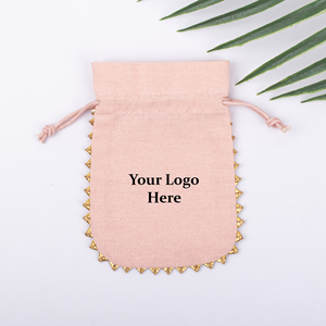 Modern Eco-Storage Drawstring Jewelry Packaging Pouch Bag For <b>Small</b> Storage Accessories Wedding favor Customisable Designs - Product Image 3