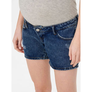 Shorts de mezclilla mini de verano para mujer, con cinturón elegante, transpirables, blancos, de moda, con técnica de lavado de alta calidad. - Product Image 6