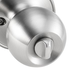 Set Maniglia e Serratura per Porta d'Ingresso in Nichel Satinato, Cilindro Singolo, Adatto per Porte da 1 3/8'' a 1 3/4'' - Product Image 6