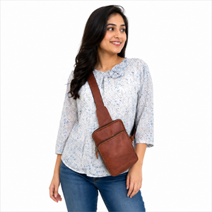 Offre Spéciale élégant unisexe en cuir véritable sac de voyage à bandoulière sac à main multi-usages sac d'argent élégant sacs utiles - Product Image 3
