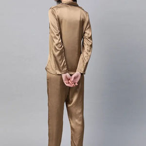 Nuevo Conjunto de Pijama de 2 Piezas para Mujer, de Rayón y Seda, Diseño Inspirado en Diseñadores, Traje de Dormir de Satén para el Hogar, Estampado Sólido, Invierno y Primavera - Product Image 2