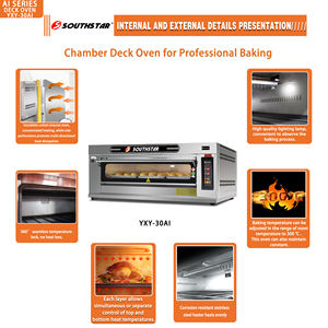 <span class=keywords><strong>Horno</strong></span> <span class=keywords><strong>de</strong></span> Convección a Gas para Panadería Industrial Southstar con Puerta <span class=keywords><strong>de</strong></span> Vidrio Grande, 1 Plataforma, 3 Bandejas - Product Image 4