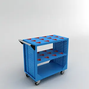 Carrello CNC in acciaio speciale ad alta resistenza con 24 supporti Morse CNC carrello personalizzato per taglierina per impieghi gravosi