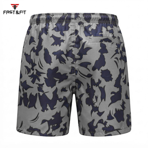 Shorts de sport décontractés de style nouveau, motif uni, tissu en nylon et coton, imperméable, respirant, séchage rapide, en solde - Product Image 5